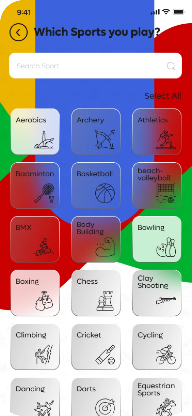 Find sports partners nearby